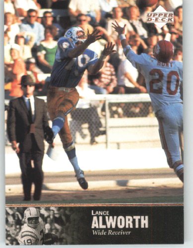 1997 Upper Deck Legends Football Card # 21 Lance Alworth - San Diego Chargers - NFL Trading Card in Screw Down Case