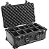 Pelican 1510-004-110 Case with Padded Dividers, Black