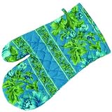 April Cornell Rosehip Turquoise Oven Mitt