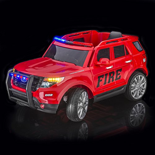 fire truck battery powered ride on