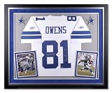 Terrell Owens Dallas Cowboys Deluxe Framed Autographed EQT Jersey with Get the Popcorn Ready Inscription