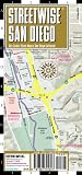 Streetwise San Diego Map - Laminated City Center Street Map of San Diego, California - Folding pocket size travel map with trolley lines