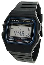 Casio Men's Black Digital Quartz Watch #F91W-1