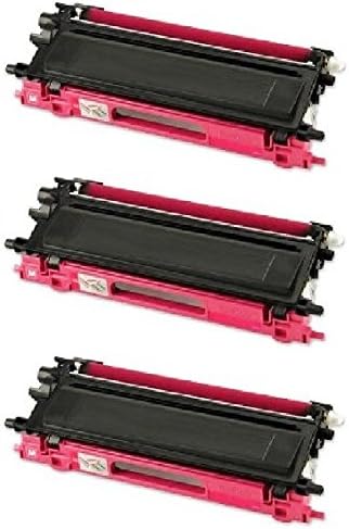 Remanufactured HQ Compatible Magenta BROTHER TN210 TN240 Toner Cartridge DCP-9010CN MFC-9010CN MFC-9120CN MFC-9125CN MFC-9320CN MFC-9320CW HL-3040CN HL-3045CN HL-3070CW HL-3075CW HL-8070 HL-8370- 3PACK