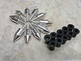 Motorcycle Wellnut Bolt Kit - Windscreen & Fairing Spikes - Silver - Honda CBR 600rr 1000rr, Suzuki GSXR 600 750 1000, Yamaha R1 R6 R6s, Kawasaki ZX6R ZX9R ZX10R ZX12R