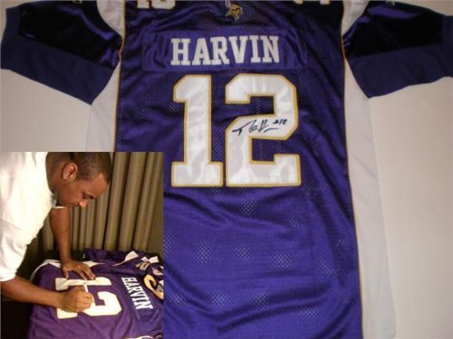 Percy Harvin (Minnesota Vikings) autographed Football Jersey - Autographed NFL Jerseys