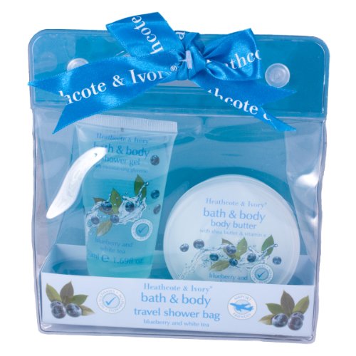 Heathcote & Ivory Bath and Body Travel Shower Set - Blueberry & White Tea Preisvergleich