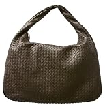 Bottega Veneta 'Veneta' Woven Chocolate Leather Extra Large Hobo 181140/V0013/2040