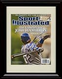Framed Josh Hamilton Sports Illustrated Autograph Print