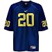 Michigan Wolverines #20 NCAA Youth Replica Football Jersey by Nike (Navy Blue)