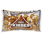 Hershey's Milk Chocolate Kisses with Caramel, 11-Ounce Bags (Pack of 6)