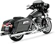 Vance & Hines Monster Slip-On Mufflers - Rounds - Chrome with Chrome Tips 16773