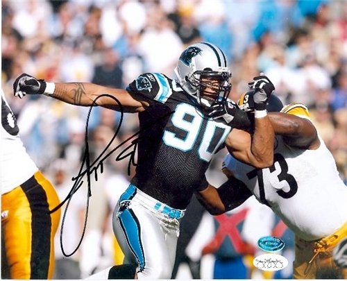 Julius Peppers Autographed/Hand Signed 8x10 Photo (Carolina Panthers) Image #2 (JSA)