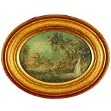 Antique Oil Painting Reproduction, Hand-aged Victorian Artwork
