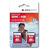 AgfaPhoto Secure Digital High Capacity (SDHC) 4 GB Duo Speicherkarte