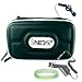 Nintendo DSI Custom Carrying Case ( BLACK ) + Nintendo DSi Car Charger + Vangoddy tm, Live*Laugh*Love wrist band!!!