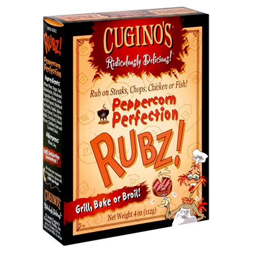 Cugino's Gourmet Foods, Ridiculously Delicious RUBZ, Peppercorn Perfection, 4-Ounce Boxes... by Cugino's Gourmet Foods