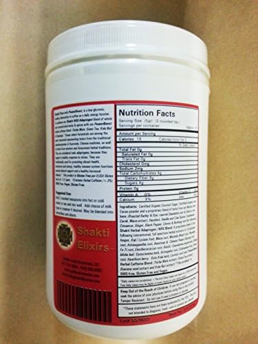 Golden Lotus Herbs Chai Tea (Shakti Chai PowerBoost with Adaptogens, 16 oz (2 pack))