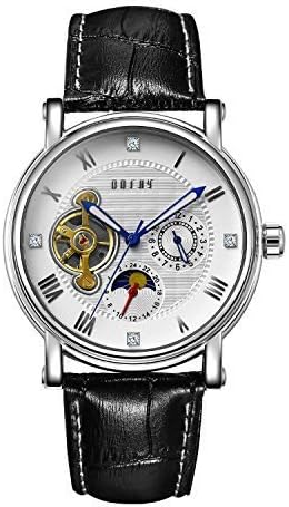 OOFAY® Men's Luxury Moon Phase Hollow Engraving Automatic Self-wind Watch