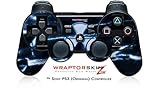 Sony PS3 Controller Skin Radioactive Blue