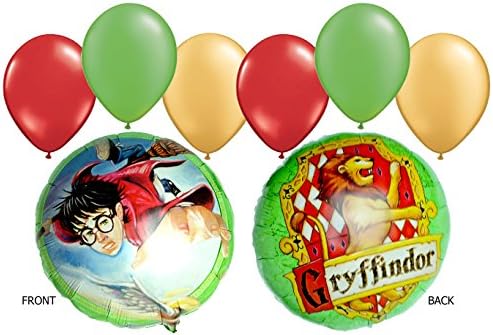 Harry Potter "Gryffindor" Foil and Latex Balloon Bouquet (7 Pcs)