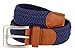 Belts.com Women's Stretch Belt Braided Elastic Canvas Leather Golf Belt 1-3/8