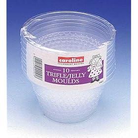 Catering: Clear Trifle /Jelly Moulds Pk10