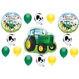 Tractor Birthday Party Balloons Decorations Farm Animal Cow John Deere Shower (MULTI, 1)