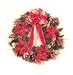 30" Grande Poinsettia Christmas Wreath