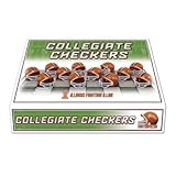 NCAA Illinois Fighting Illini Miniature Helmets Checker Set