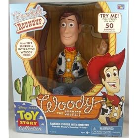 Disney Pixar Toy Story 3 - Andy's Toy Box Series - Woody le Sheriff - Figurine qui parle en anglais [Import UK]