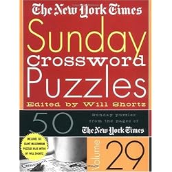The New York Times Sunday Crossword Puzzles Volume 29: 50 Sunday puzzles from the pages of The New York Times