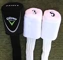 NEW Ladies Callaway Golf Headcover Set 1,3,5 Driver Woods Womens Drivers Covers