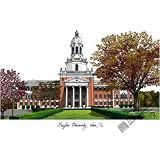 Baylor University Lithograph Print