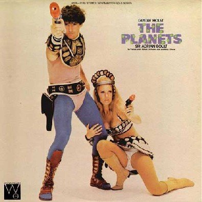 Original album cover of The Planets by Sir Adrian Boult; New Philharmonia Orchestra; Ambrosian Singers; Holst