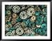 Antique Chinese Coins and Reproductions at a Street Market, Shandong Province, Jinan, China Framed Art Poster Print by Bruce Behnke, 49x39