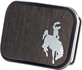 Cowboy Framed Marquetry Black Walnut/Metal