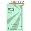 Basic Math for Social Scientists: Concepts (Quantitative Applications in the Social Sciences)
