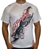 ED HARDY by Christian Audigier Tattoo Mens Tiger Mesh Tee Shirt Apparel Sport Collection