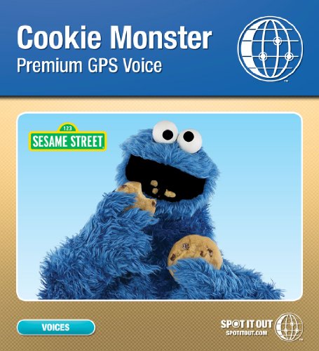 Sesame Street Cookie Monster GPS Voice for TomTom 
