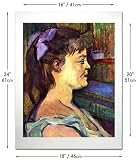 Femme de Maison - Toulouse-Lautrec 24 Fine Art Print on Canvas
