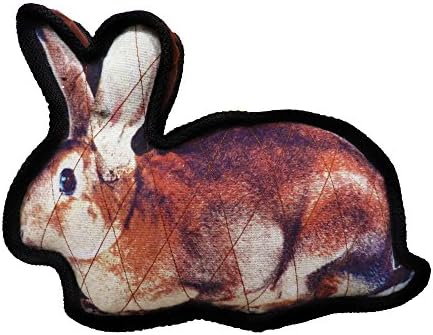 SCOOCHIE PET PRODUCTS Brawny Bruisers Hannah Rabbit Dog Toy, 11-Inch