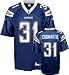 Antonio Cromartie Jersey: Reebok Navy Replica #31 San Diego Chargers Jersey - Small