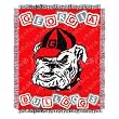 Georgia Bulldogs NCAA Triple Woven Jacquard Throw (044 Series) (36x48")"