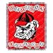 Georgia Bulldogs NCAA Triple Woven Jacquard Throw (044 Series) (36x48")"