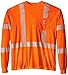 Carhartt Men's Tall High-Visibility Force Long Sleeve Class 3 Tee