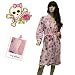 Pink Cookie Fleece Dressing Gown Bath Robe