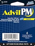 Handy Solutions Advil Pm Tablets, 4 Count  (Pack of 6)