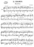 Chopin Mazurka Op. 33, No. 3: Instantly download and print sheet music