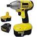 DEWALT DW057K-2 18-Volt Ni-Cad 1/2-Inch Cordless Impact Wrench